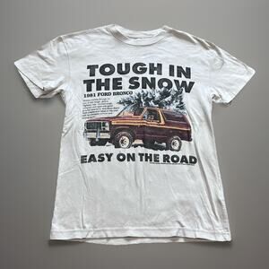 Ford 1981 Bronco Graphic T Shirt Tough in the Snow Abercrombie & Fitch Small